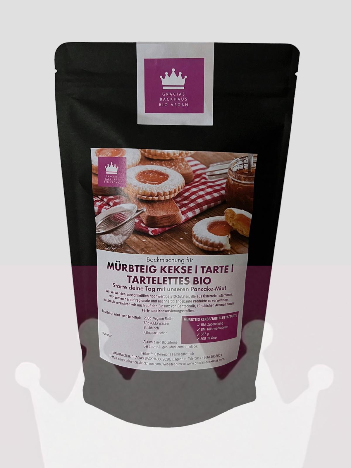 MÜRBTEIG - PREMIUM BACKMISCHUNG  l REIN PFLANZLICH (100% vegan)