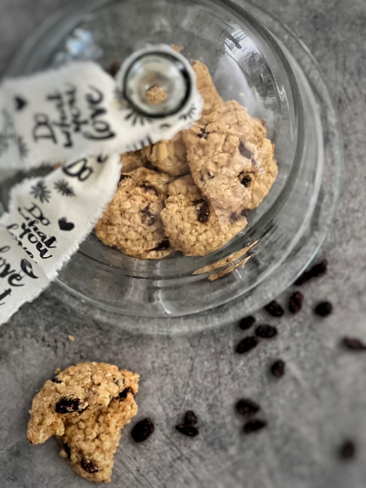 ROSINEN-HAFER-COOKIES  PREMIUM BACKMISCHUNG l REIN PFLANZLICH (100% vegan)