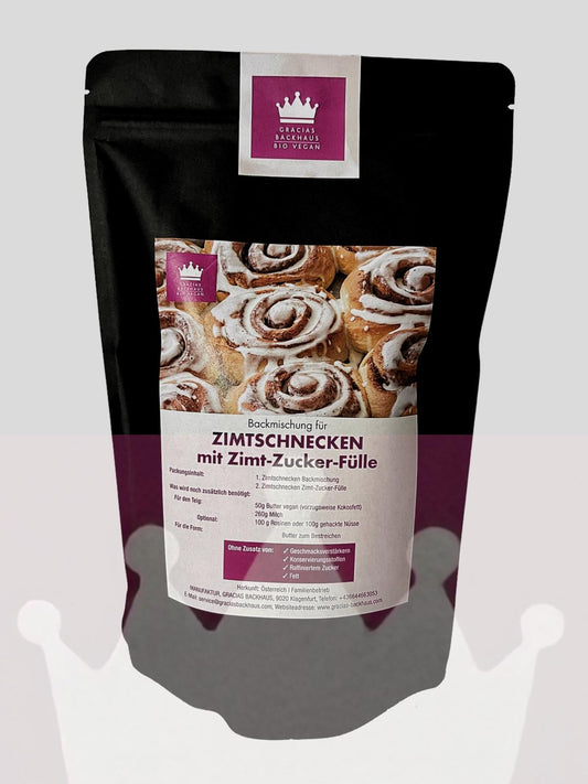 ZIMTSCHNECKEN-PREMIUM-BACKMISCHUNG | REIN PFLANZLICH (100% vegan)